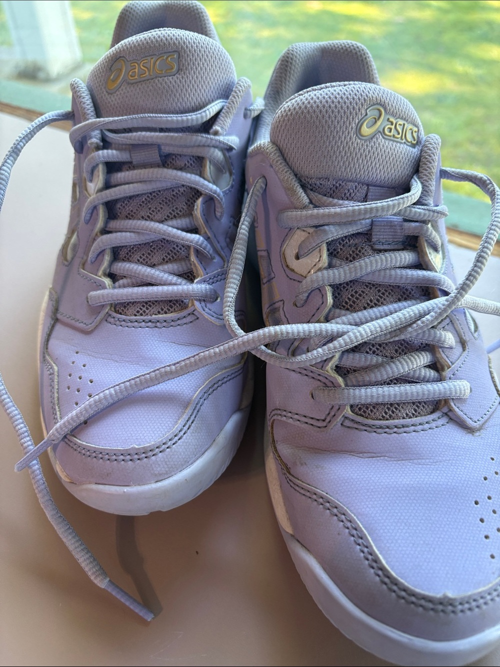 ASICS Gel-Renma Pickelball shoes color  vapor champagne